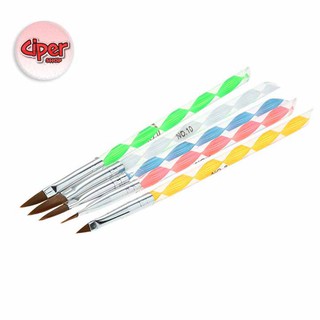 Bộ 5 cọ đắp bột móng tay