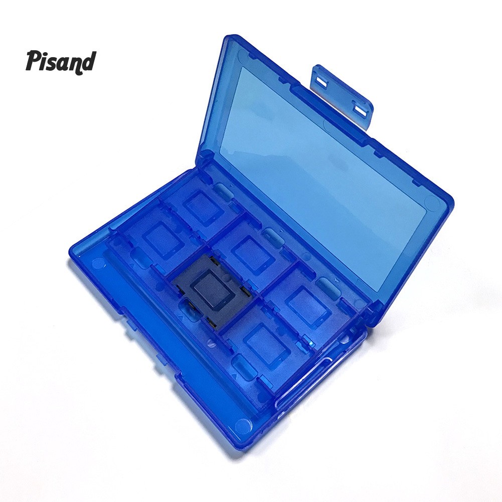 ☼Pi 24 in 1 Portable Game Cards Case Shockproof Hard Shell Storage Box for Nintendo