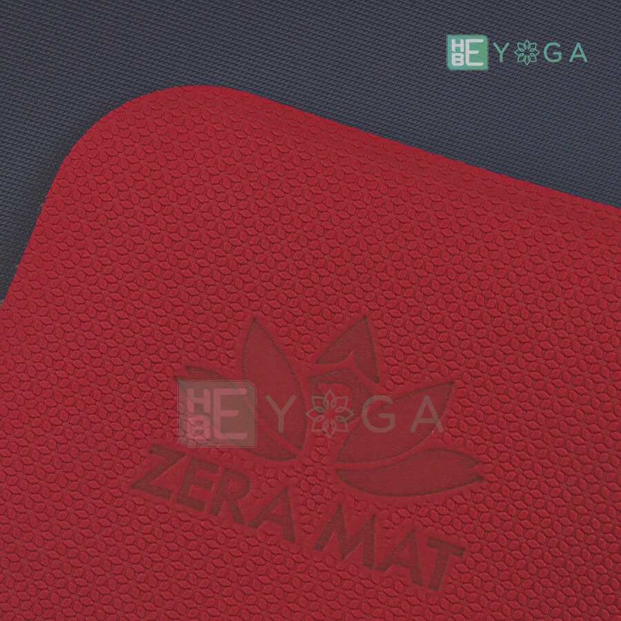 Thảm Tập Yoga Zera Mat 6mm 2 lớp Màu Đỏ Tặng Kèm Túi Đựng