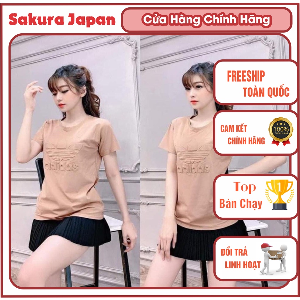 Áo phông  dập chữ nổi dáng rộng | Áo phông tay lỡ Nữ COTTON Dập Nổi Đủ Màu