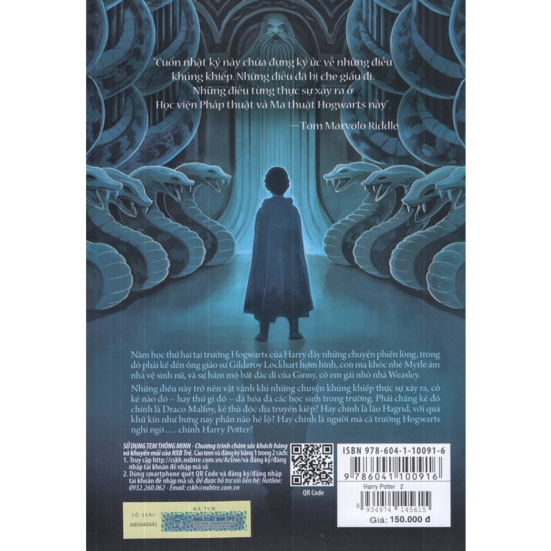 Sách NXB Trẻ - Harry Potter 02 - Harry Potter Và Phòng Chứa Bí Mật