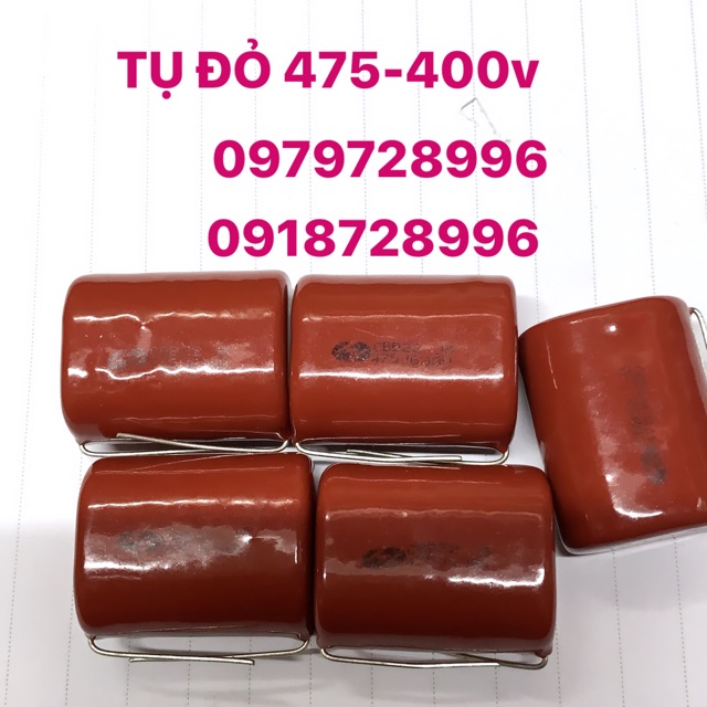 TỤ ĐỎ 475-400v