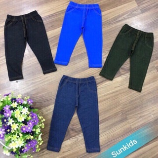 Quần legging co dãn 4 chiều cho bé trai, bé gái