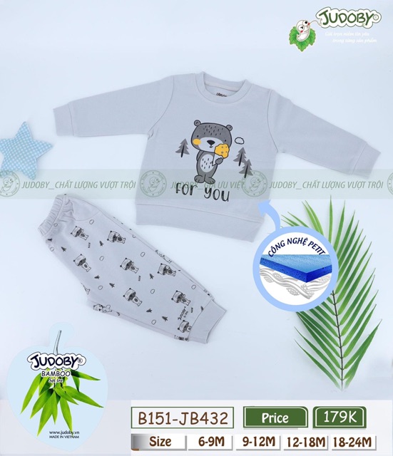 Bộ cài vai dài tay petit Jb 432 Judoby