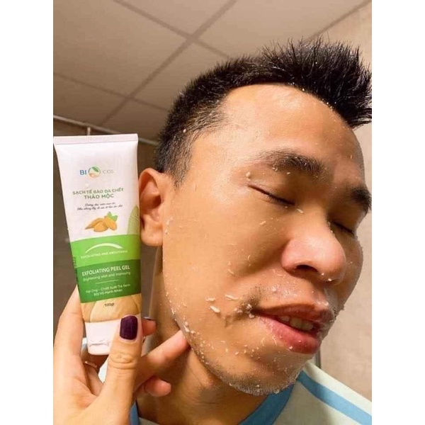 Sữa rửa mặt Biocos sáng da, giảm mụn và Tẩy tế bào chết biocos