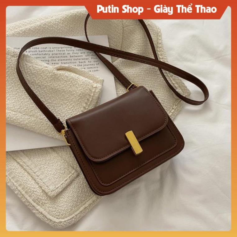 Túi Xách Nữ Thời Trang Đeo Chéo Thời Trang Sinh Viên Đi Làm, Túi Sách khoắc vai Trắng Sữa Đen Nâu XỊn