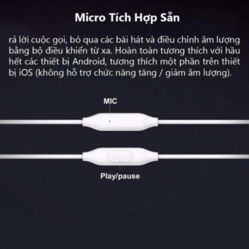 Tai nghe có dây Xiaomi Piston Lite jack 3.5mm có mic vỏ nhôm nguyên khối bản quốc tế - BH 6 tháng