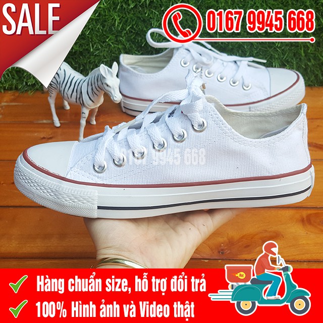 [SALE SỐC] Giày thể thao CV Trắng Cổ Thấp | BigBuy360 - bigbuy360.vn