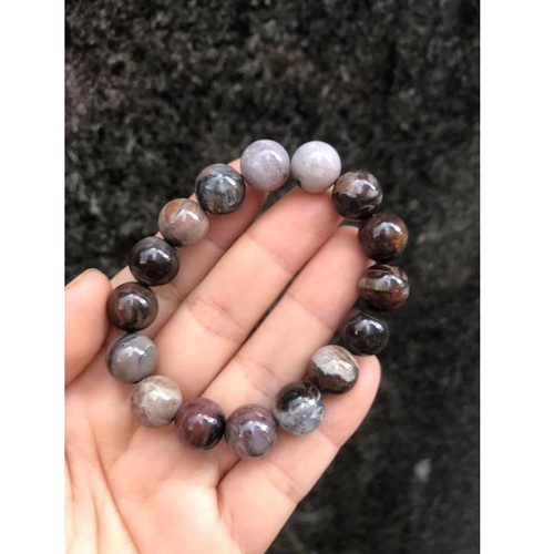  VÒNG TAY GỖ HÓA THẠCH 12LY