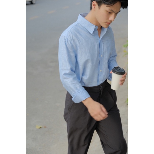 SƠ MI LINEN OVER - NAM NỮ FORM RỘNG - NOIR STUDIOS