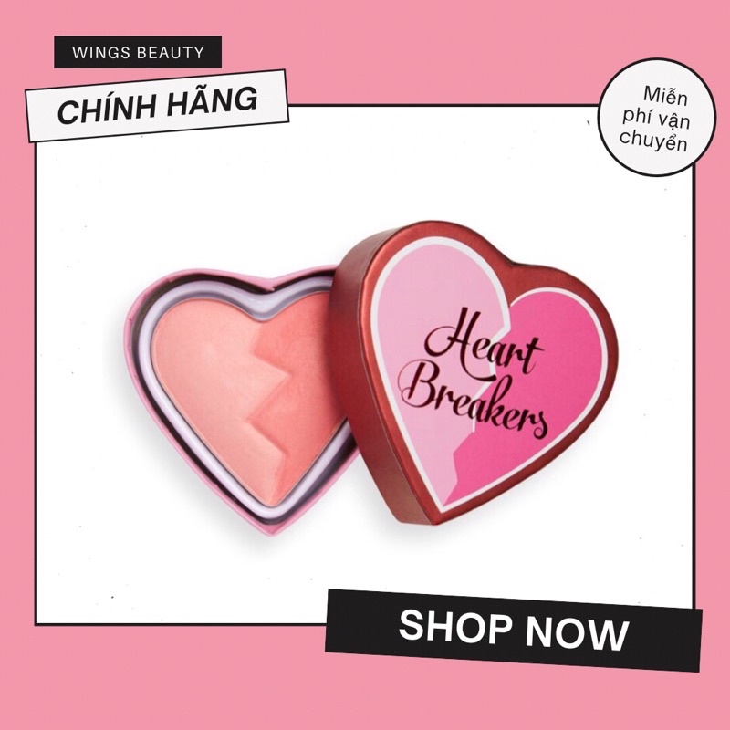 REVOLUTION - Phấn má Heart Breakers Matte Blush 10g