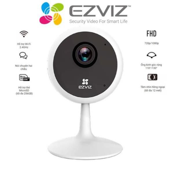 Camera wifi đa năng Ezviz C1C B 2MP 1080p/ Thẻ nhớ ONVIZ PRO A1 32/64GB - Hàng chính hãng