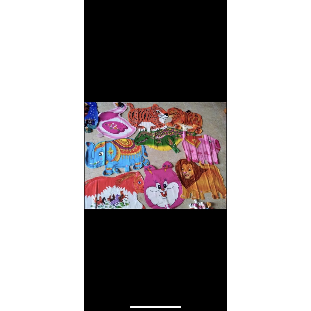 Sỉ Bóng Bay Con Thú Combo 100 bóng thú kèm 100 que to