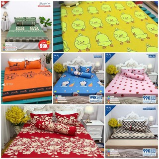 (mẫu ga gối hot)set ga gối 4 món không chăn