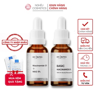 Drceutics b3 niacinamide tinh chất thu nhỏ lỗ chân lông, giảm tiết dầu, làm sáng da nhập khẩu chính hãng