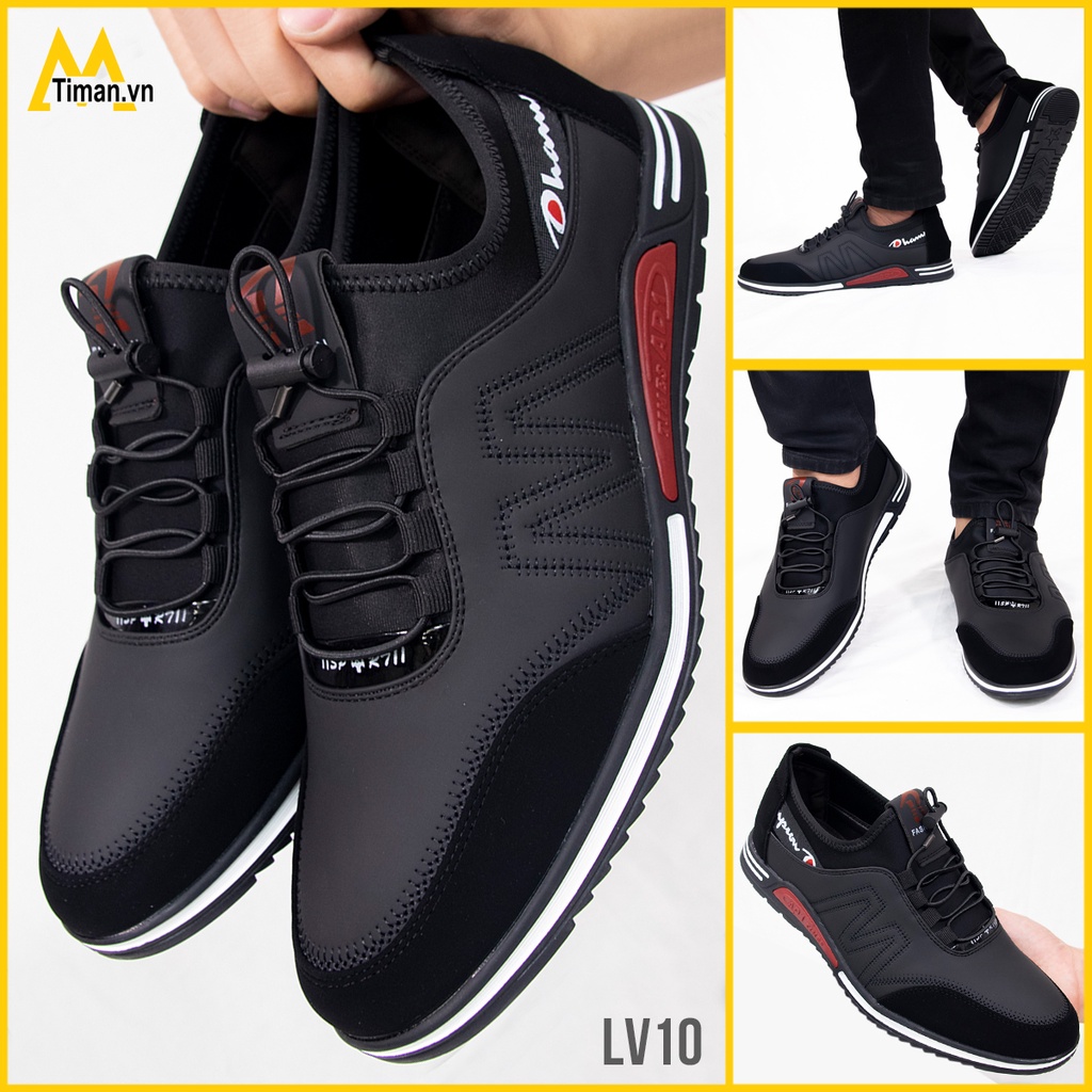 Giày thể thao nam, giày sneaker TIMAN LV10 đế êm vải thoáng khí bảo hành 1 năm