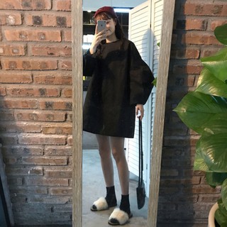 [SẴN TRẮNG CHẤM BI ĐEN] Áo dáng oversize tay phồng Ulzzang