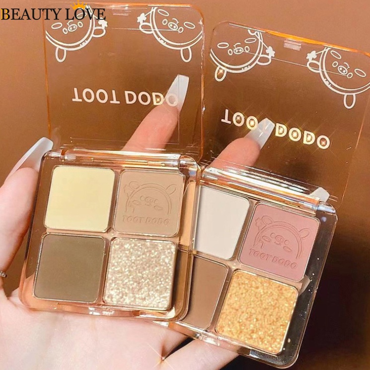 Bảng Phấn Mắt 4 Màu Chống Nước Tiện Dụng Chất Lượng Cao
