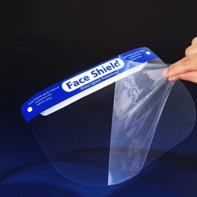 Set 5 Tấm Chắn Trong Suốt Bảo Vệ Mặt Toàn Diện Chống Giọt Bắn / Sương Chống Bụi / Giọt Bắn Dành Cho Người Lớn Và Trẻ Em