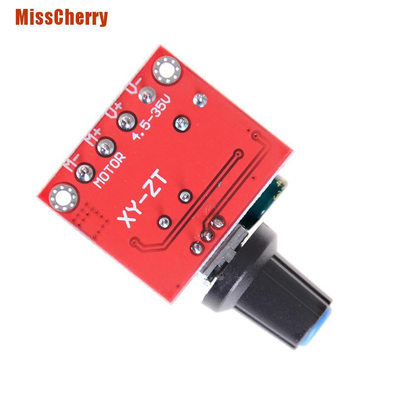 [MissCherry] Mini Dc Motor Pwm Speed Controller 5A 4.5V-35V Speed Control Switch Led Dimmer