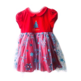 Đầm thun đỏ Jam&Jenny cây thông noel