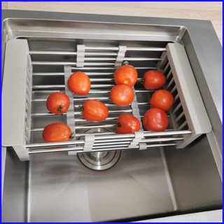Rổ co giãn đặt ngang bồn rửa chén
