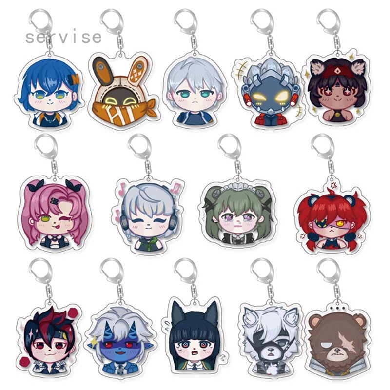 Móc Chìa Khóa Acrylic Hình Nhân Vật Game Zenless Zone Zero Geshin Va Chạm Mới