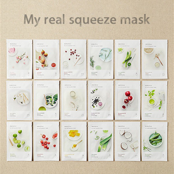 Mặt nạ giấy Innisfree My Real Squeeze Mask (New 2017)