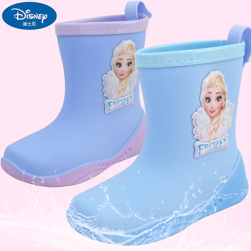 ♛Ủng Đi Mưa Chống Trượt Họa Tiết Disney Xinh Xắn Dành Cho Bé