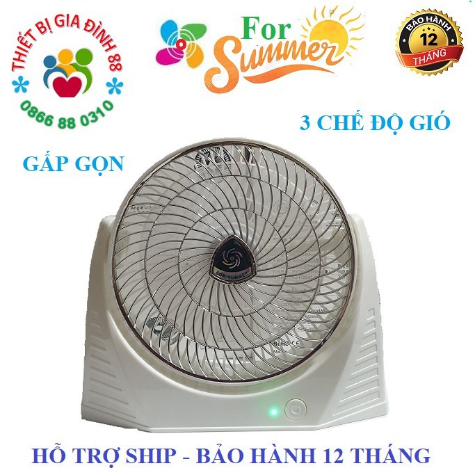 [BH 12 Tháng] Quạt Tích Điện FOR SUMMER Cầm Tay Du Lịch Để Bàn Gấp Gọn Xoay 120 độ 3 Chế Độ Gió Yoobao electric fan usb