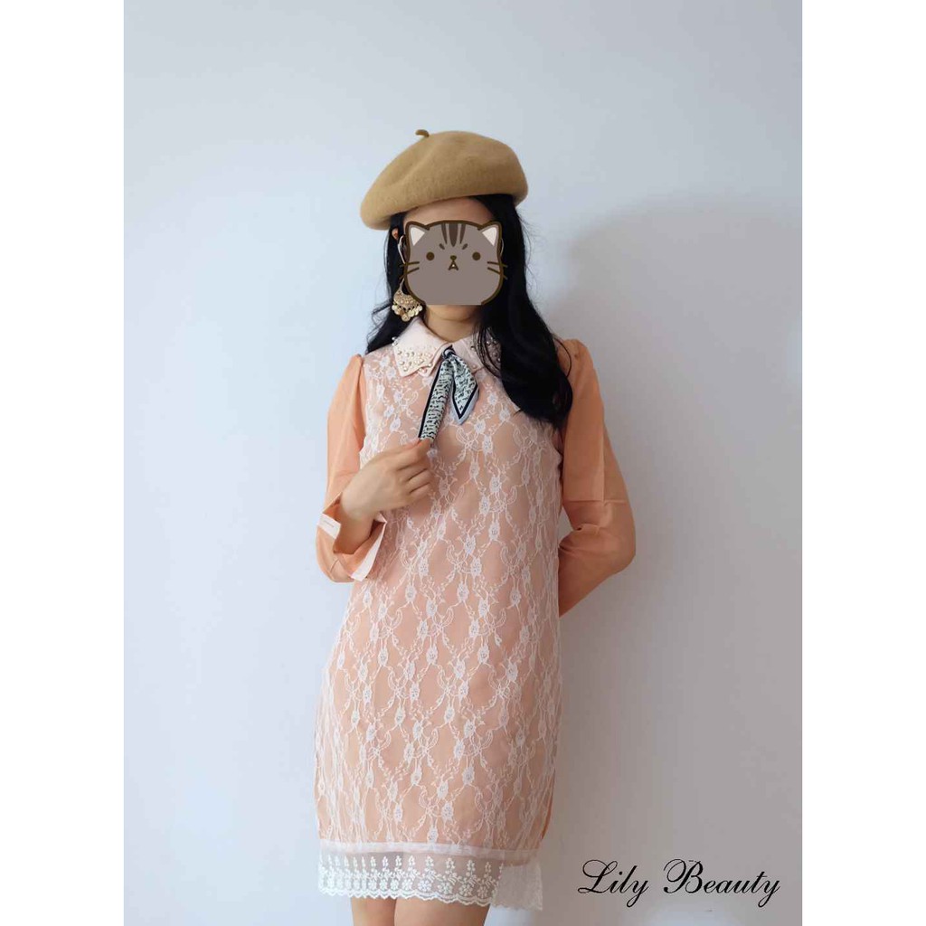 Đầm SOSLIM phối ren