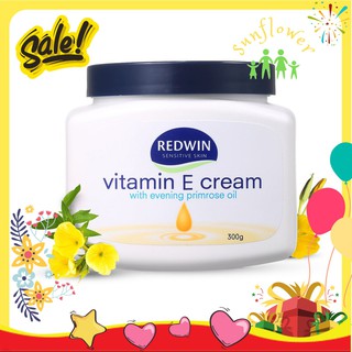 Kem dưỡng da mềm mịn vitamin E bôi REDWIN Úc 300g cho khô và da nứt nẻ