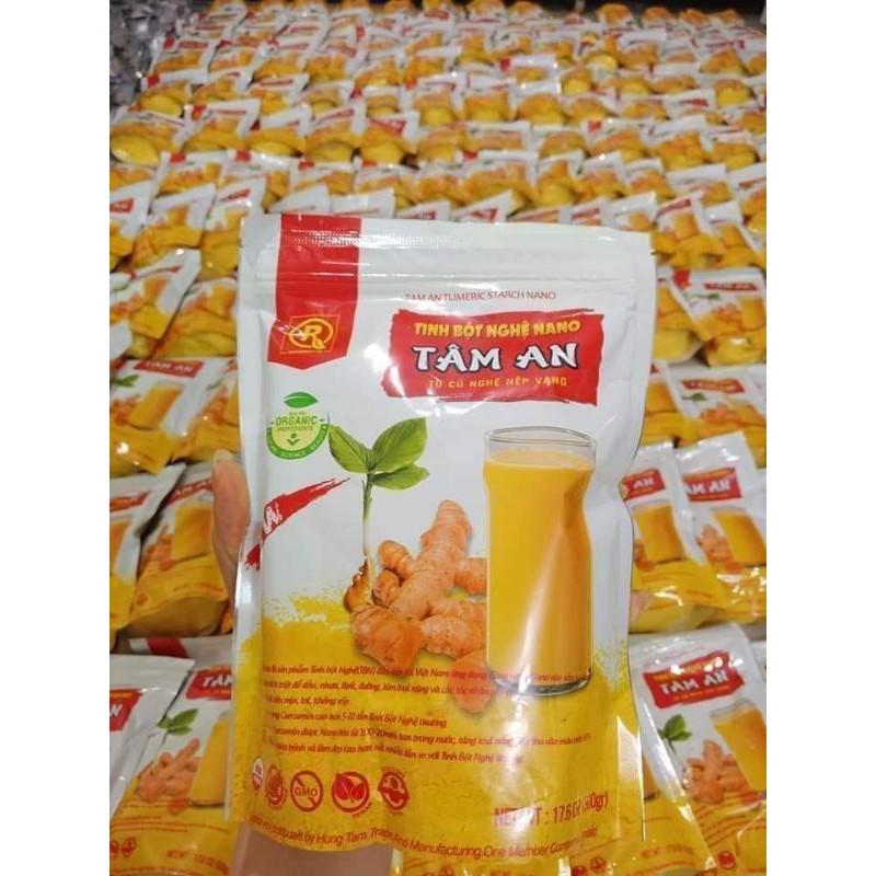 tinh bột nghệ nano tâm an 500g