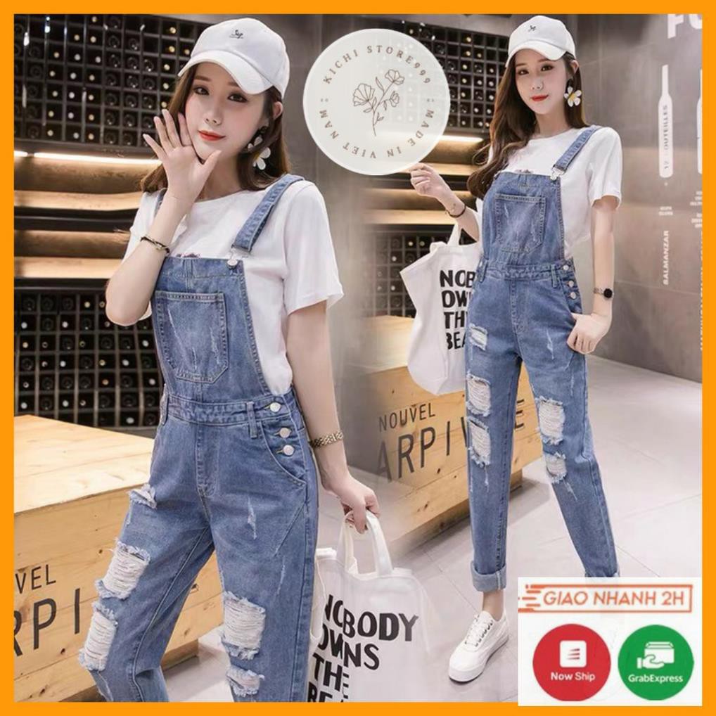Quần yếm nữ King168, yếm short nữ co dãn nhẹ mẫu mới DC12 New | BigBuy360 - bigbuy360.vn