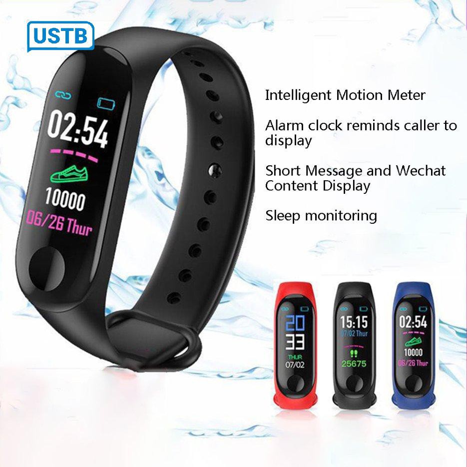 Vòng đeo tay thông minh, đồng hồ thông minh / màn hình led với chức năng chống thấm nước M3-IP67