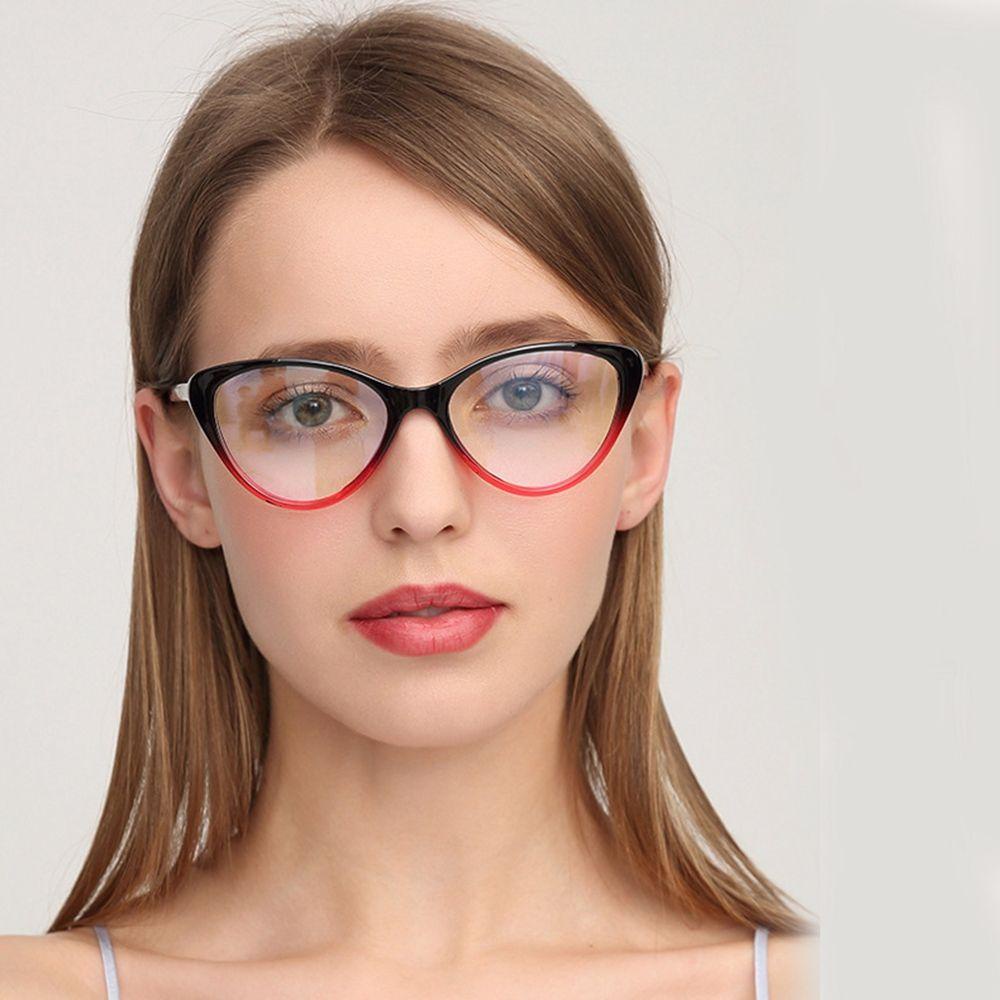 Mắt Kính Hình Mắt Mèo Màu Gradient Thời Trang Dành Cho Nữ