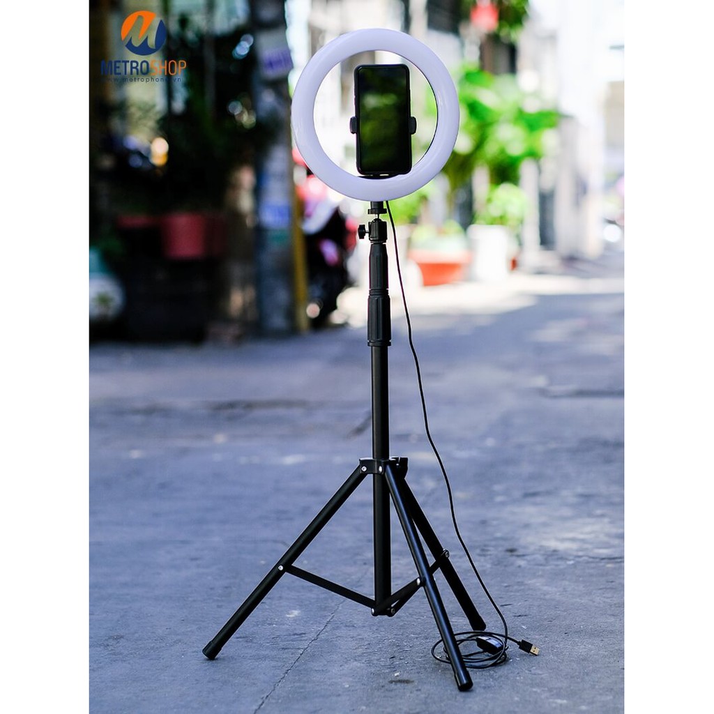 BỘ ĐÈN LIVESTREAM 26CM KÈM CHÂN