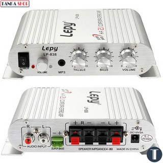 Ampli mini 12V Lepy LP 838 chất lượng vượt trôi với tầm giá