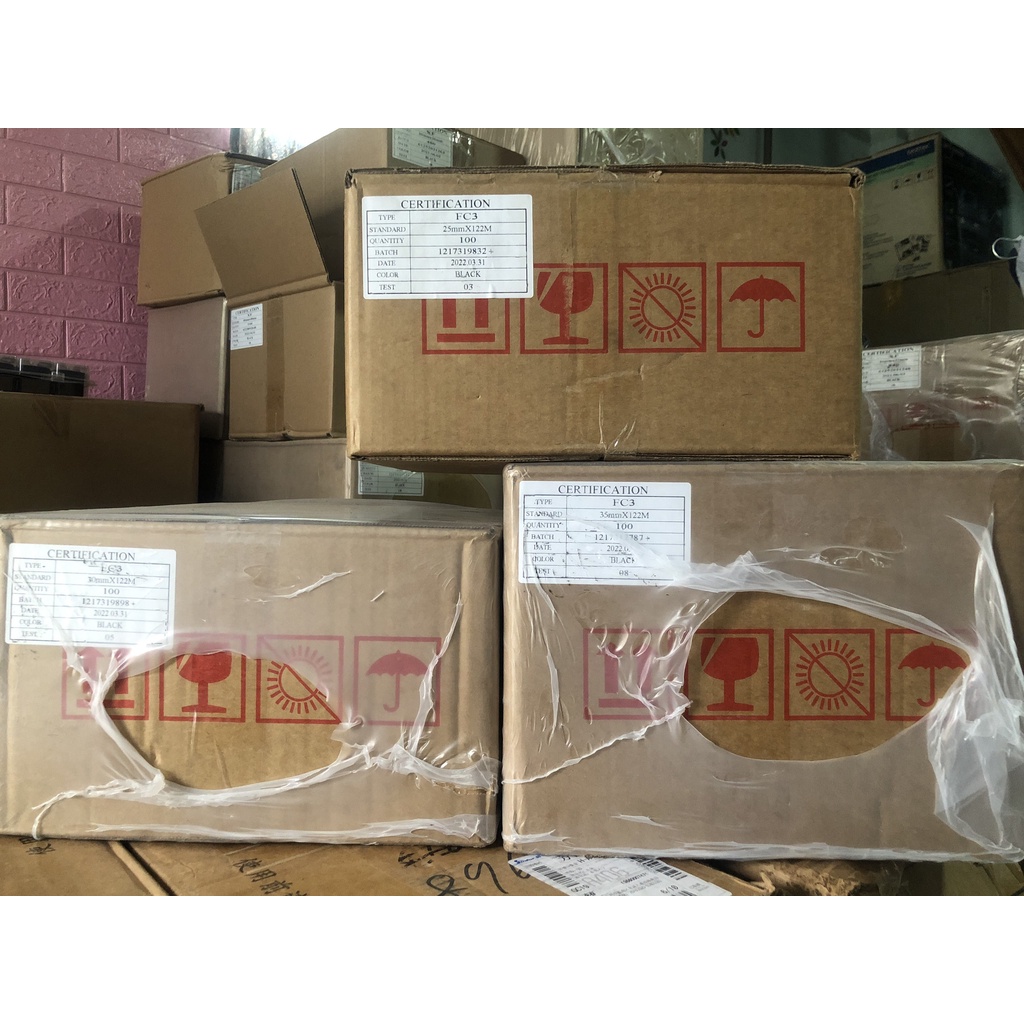 5 cuộn Mực ruy băng in date FC3 25mm x 122m - In hạn sử dụng