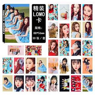 Lomo Card Red Velvet xanh