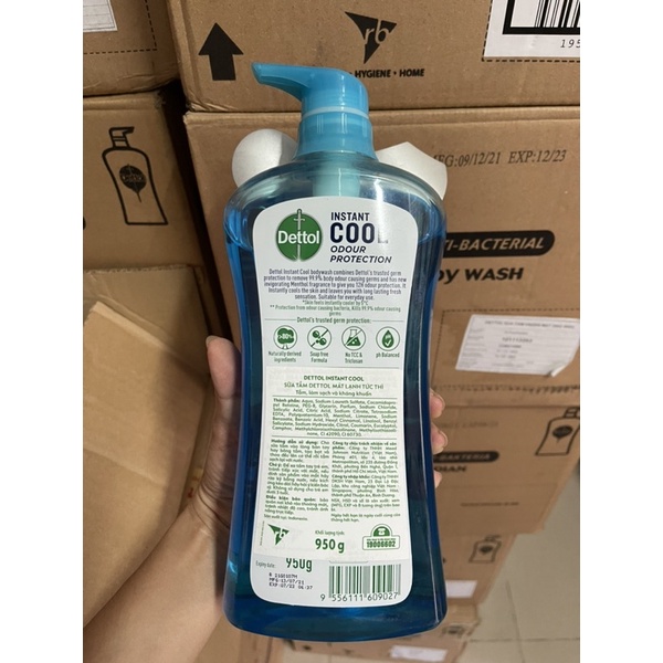 SỮA TẮM DETTOL KHÁNG KHUẨN VÀ DƯỠNG THỂ  950G