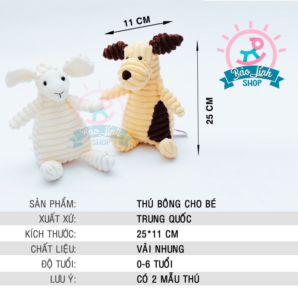 Thú nhồi bông cho bé size mini, GIÁ RẺ, mẫu mới CỰC XINH| Đồ chơi an toàn