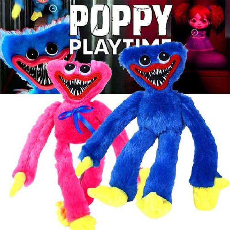 40-100cm Poppy Playtime Huggy Wuggy Plush Toys Halloween Home Decoration Pillow