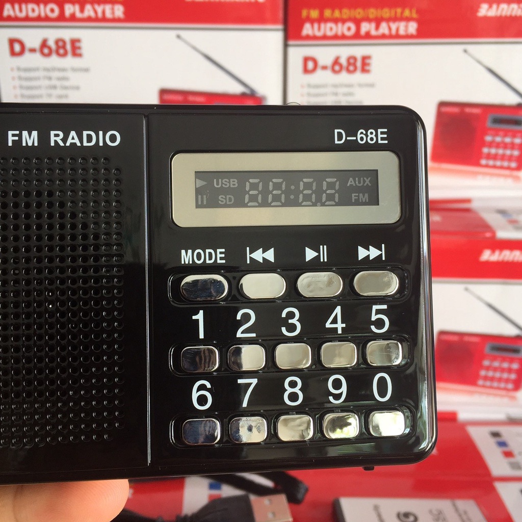 Đài fm, radio đài fm D68 có khả năng bắt sóng tốt