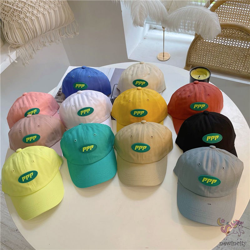 Mũ lưỡi trai in họa tiết chữ phong cách Hàn Quốc dành cho bé