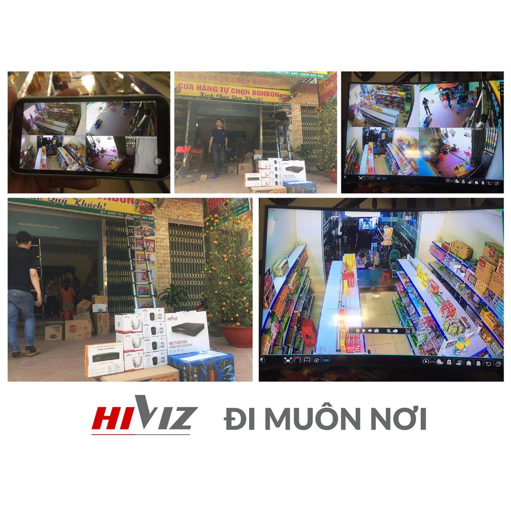 Đầu ghi hình Hiviz - HZ-3108C1 8 kênh 5MP, hỗ trợ camera Analog/TVI/CVI/AHD/IP - Chính hãng MAI HOÀNG !!!