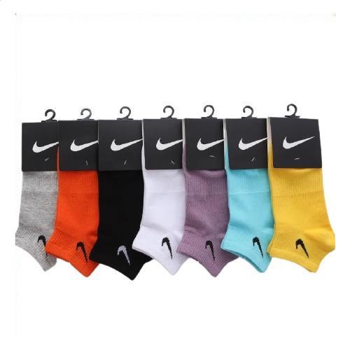 Tất Nike, Vớ Nike Cổ Ngắn [Hộp 5 Đôi] Lựa Chọn Săc Màu Trẻ Trung Cho Nam Và Nữ