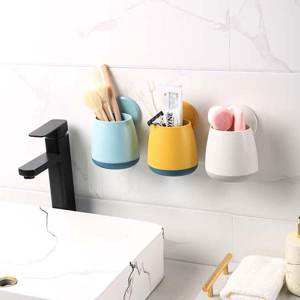 Giá Đỡ Bàn Chải Đánh Răng / Đũa Tự Dính Tiện Dụng Cho Phòng Tắm