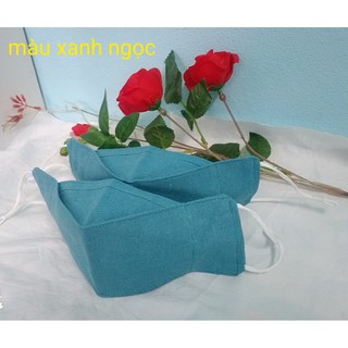 KHẨU TRANG 3D VẢI LINEN