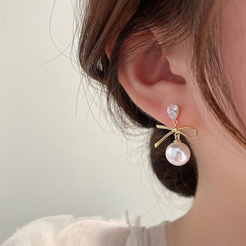 Hoa Tai Ngọc Trai Thời Trang Dành Cho Nữ